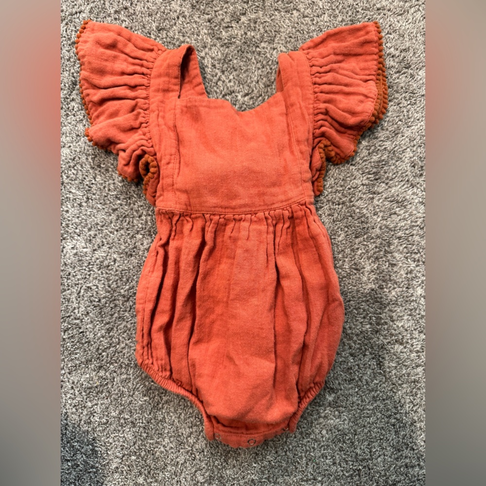 Kate Quinn Rust Romper